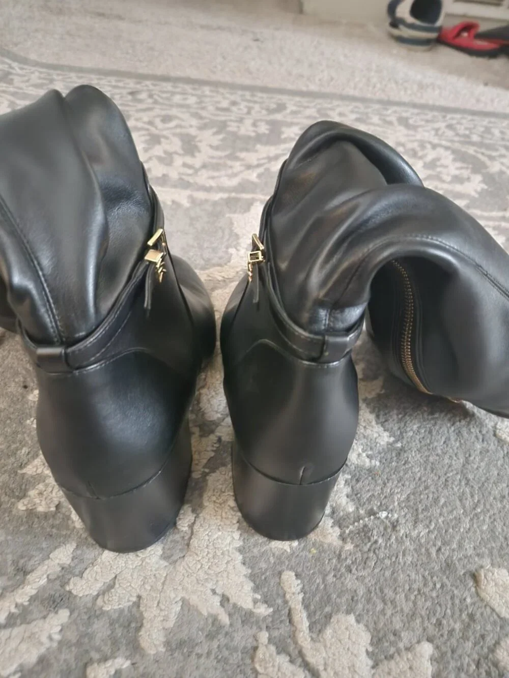 Michael Kors tall boots, leather and synthetic